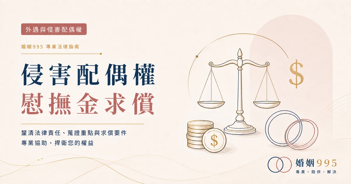 侵害配偶權慰撫金能求償多少？影響金額的關鍵因素完整解析